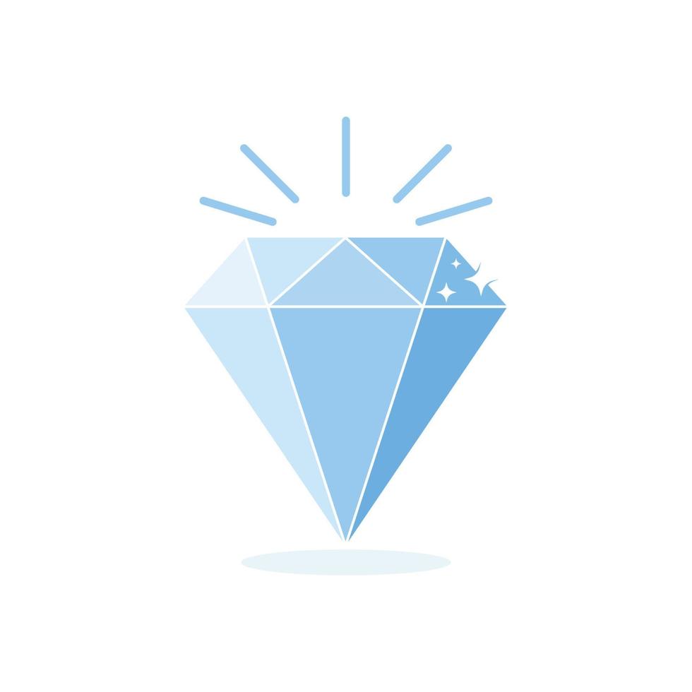 icône de vecteur de modèle de logo de diamant