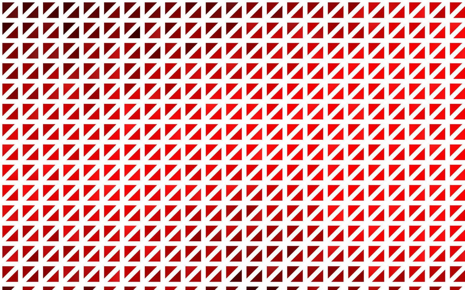 disposition de vecteur rouge clair avec des lignes, des triangles.