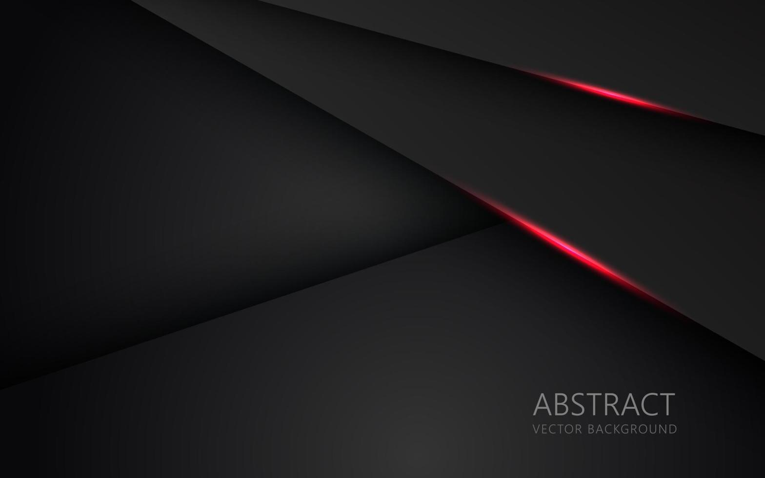 résumé lumière rouge noir espace cadre mise en page design tech triangle concept gris texture fond. vecteur eps10