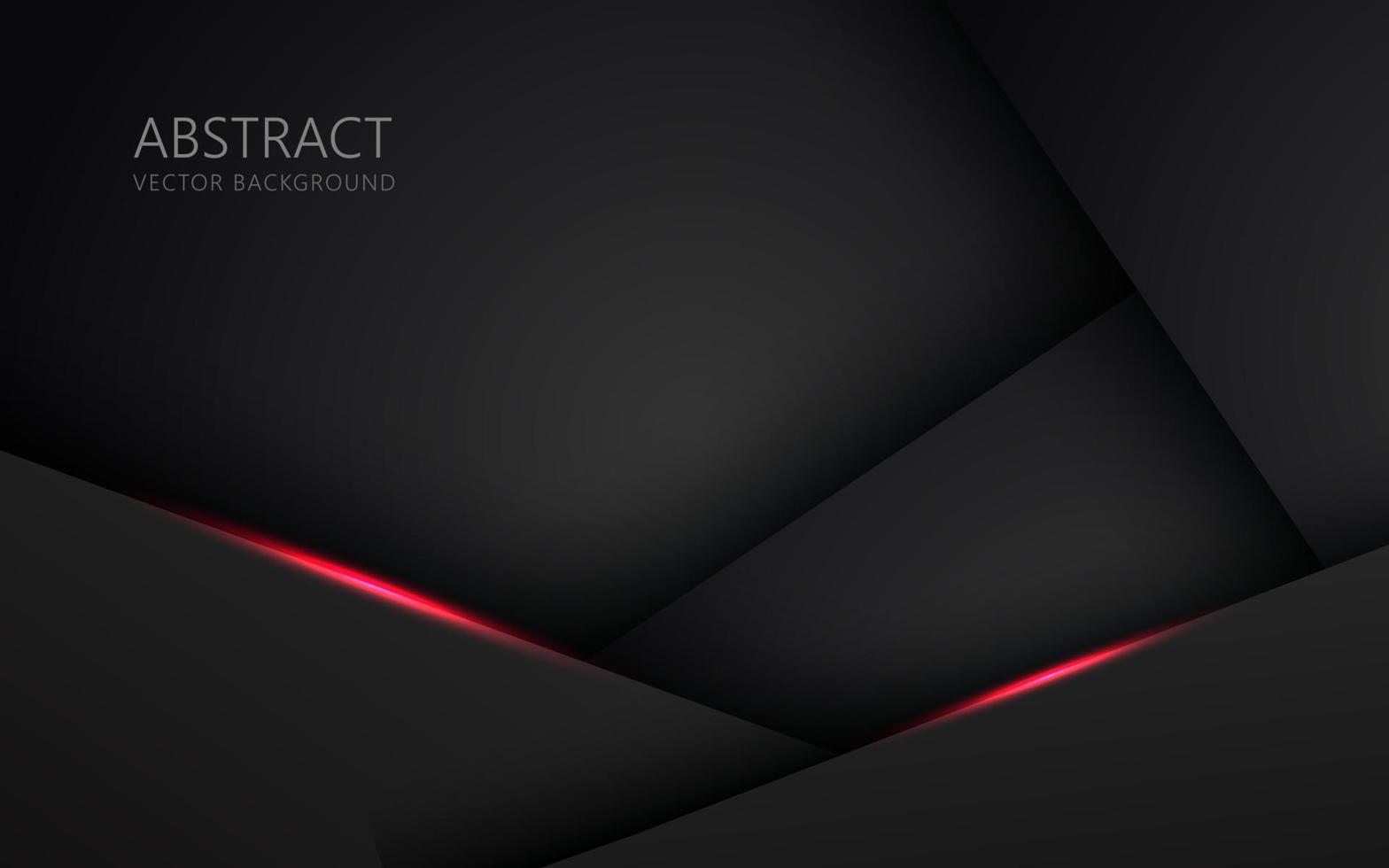 résumé lumière rouge noir espace cadre mise en page design tech triangle concept gris texture fond. vecteur eps10