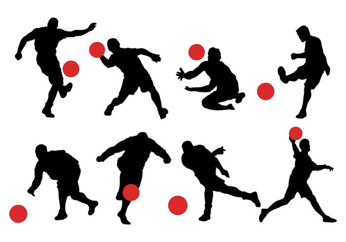 Vecteur d'icônes de kickball gratuit