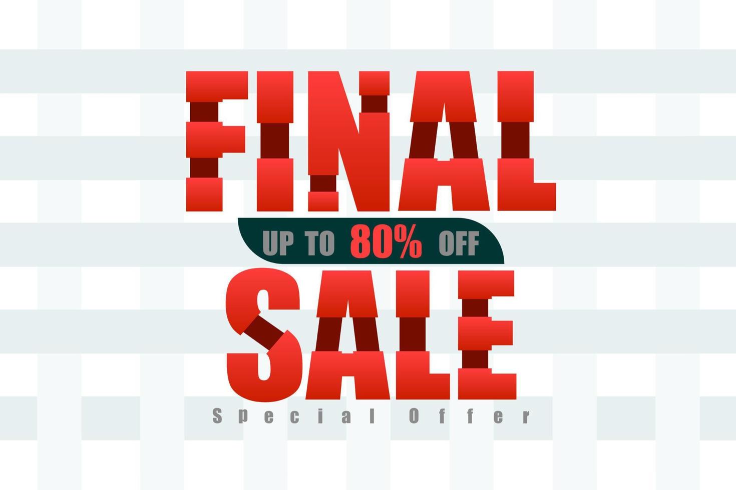 Vente finale jusqu'à 80 % offre spéciale ton os vector illustration eps10