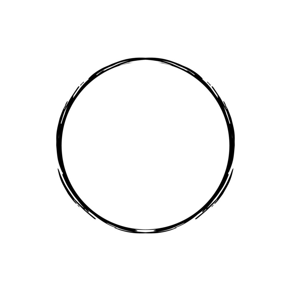 symbole d'icône de cercle zen. illustration zen pour logo, cadre d'art, illustration d'art, site Web ou élément de conception graphique. illustration vectorielle vecteur