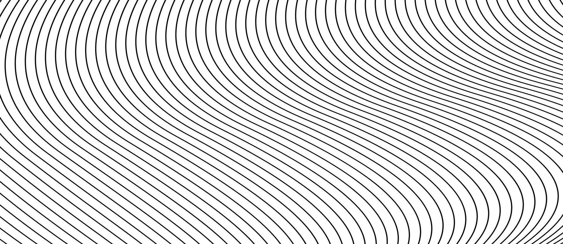 conception de rayures abstraites de vagues de lignes. surfaces blanches sinueuses vecteur