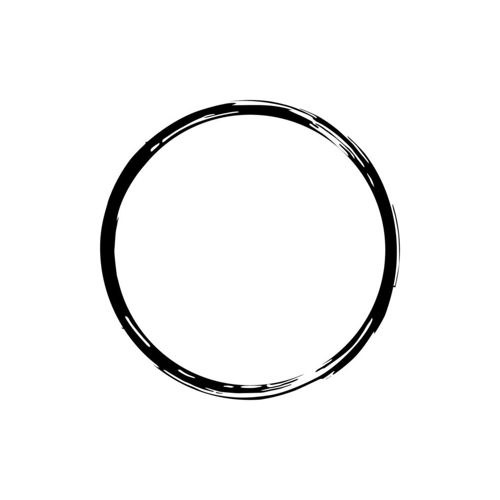 symbole d'icône de cercle zen. illustration zen pour logo, cadre d'art, illustration d'art, site Web ou élément de conception graphique. illustration vectorielle vecteur