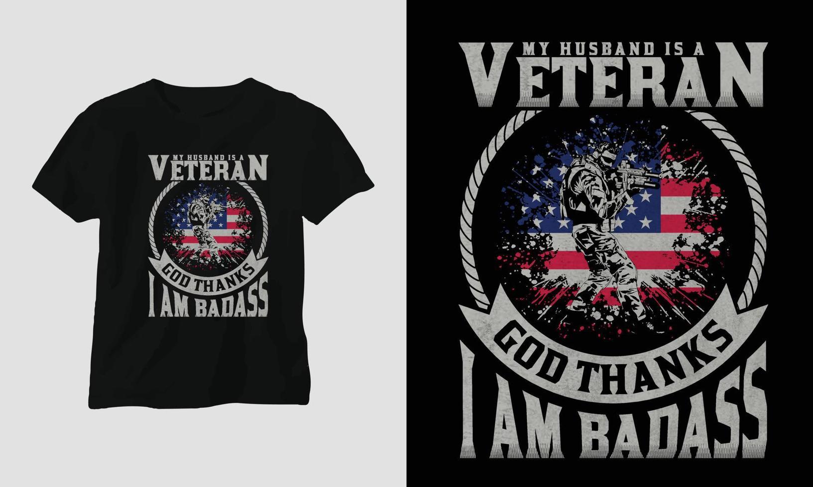modèle de conception de t-shirt de la journée des anciens combattants vecteur