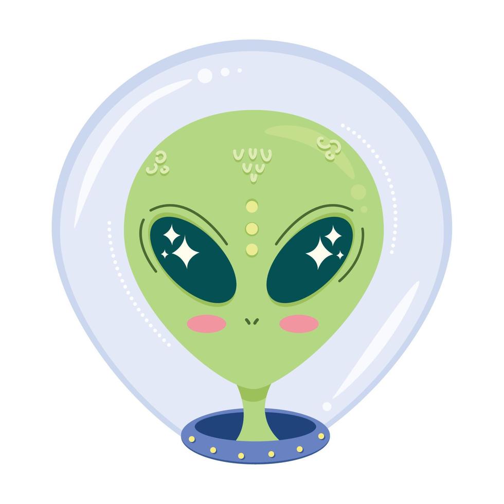 personnage extraterrestre de l'espace vecteur