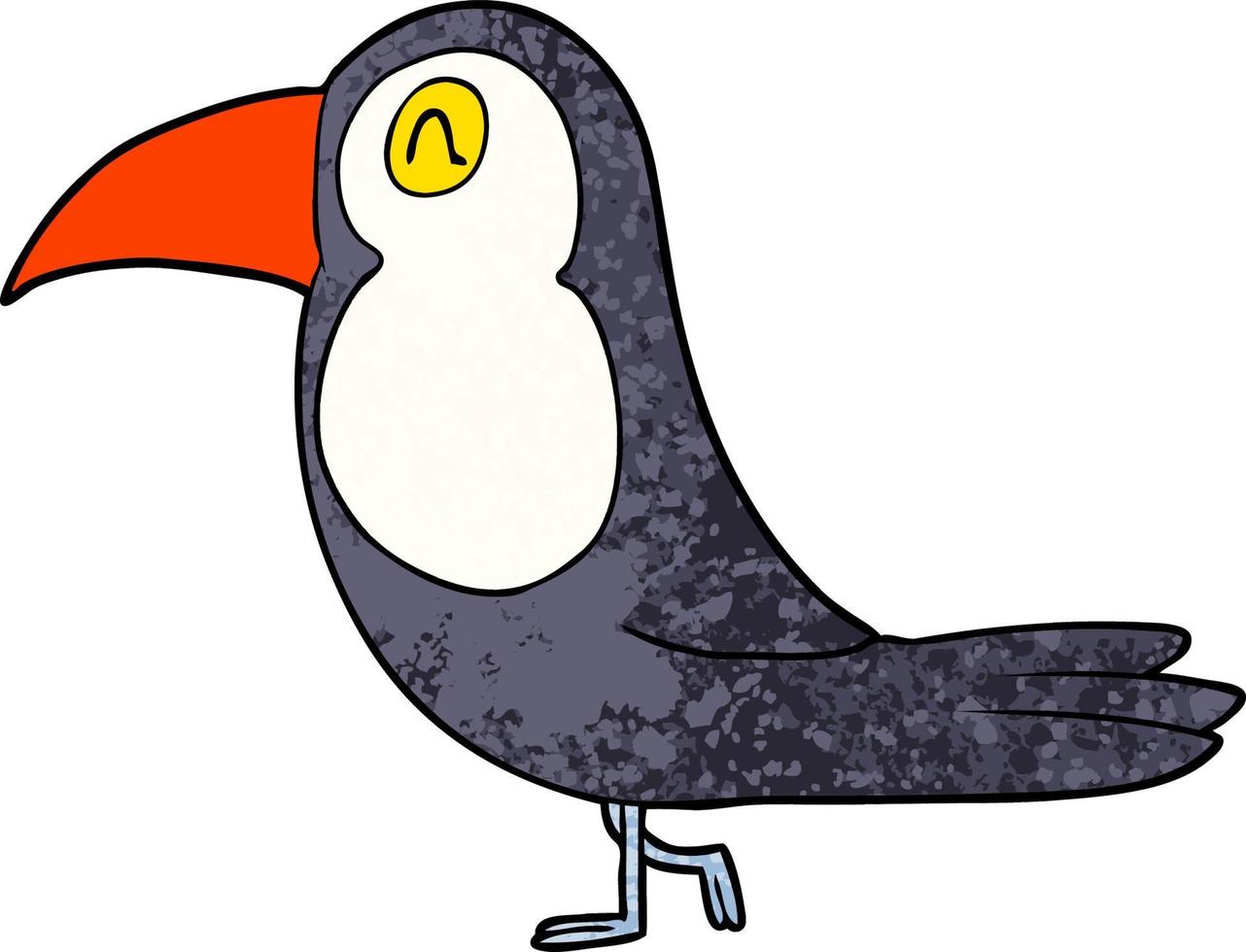 personnage de dessin animé toucan vecteur