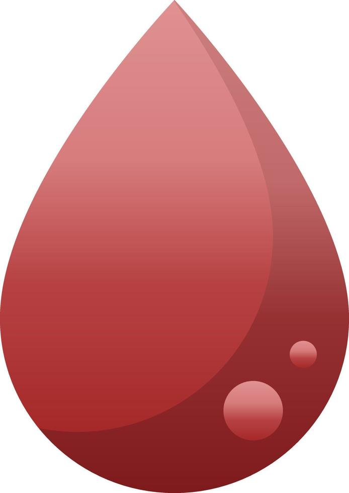 icône d'illustration vectorielle graphique de goutte de sang vecteur