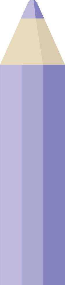 crayon de couleur violet icône d'illustration vectorielle graphique vecteur