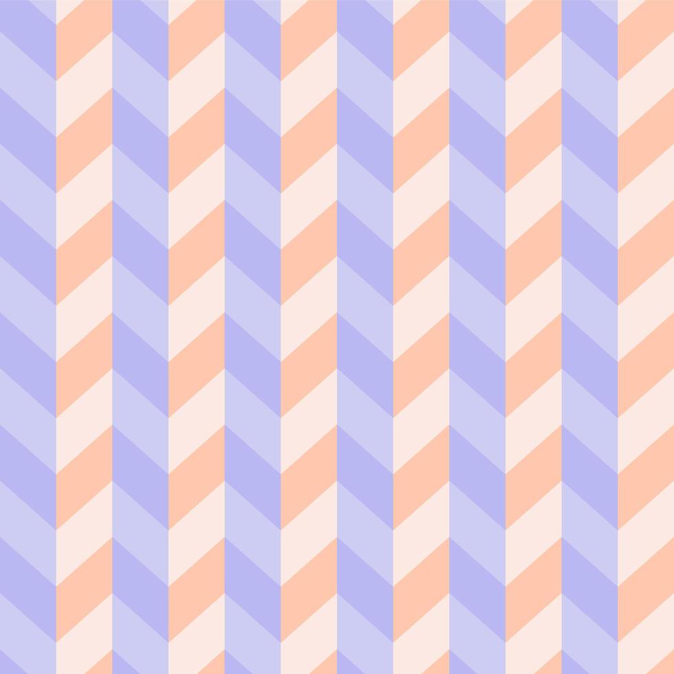 motif de zigzag 3d pastel sans soudure vecteur