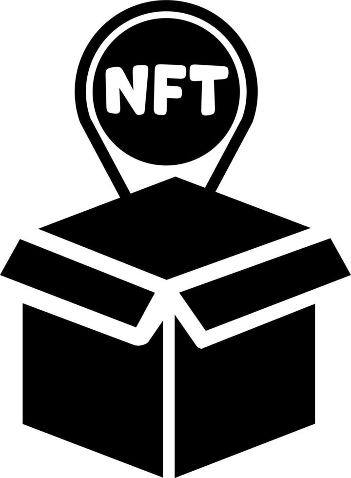 icônes nft logo nft illustration vectorielle nft vecteur