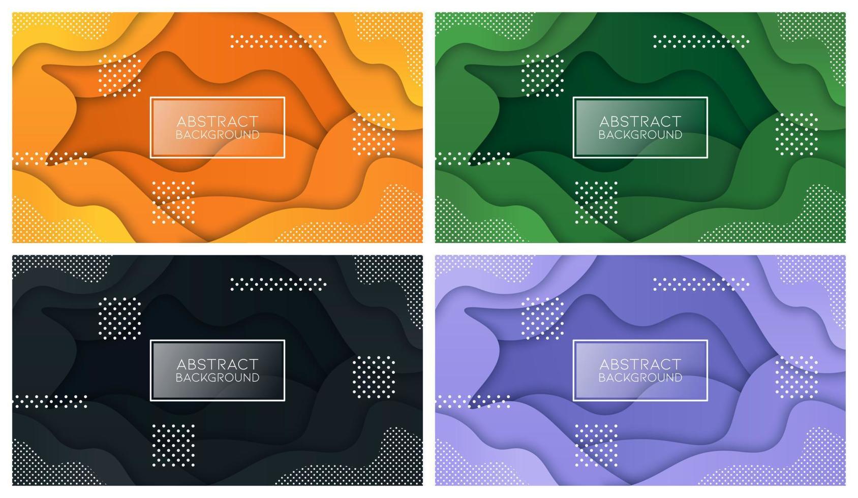 fond liquide et géométrique coloré avec des formes de dégradé fluide vecteur