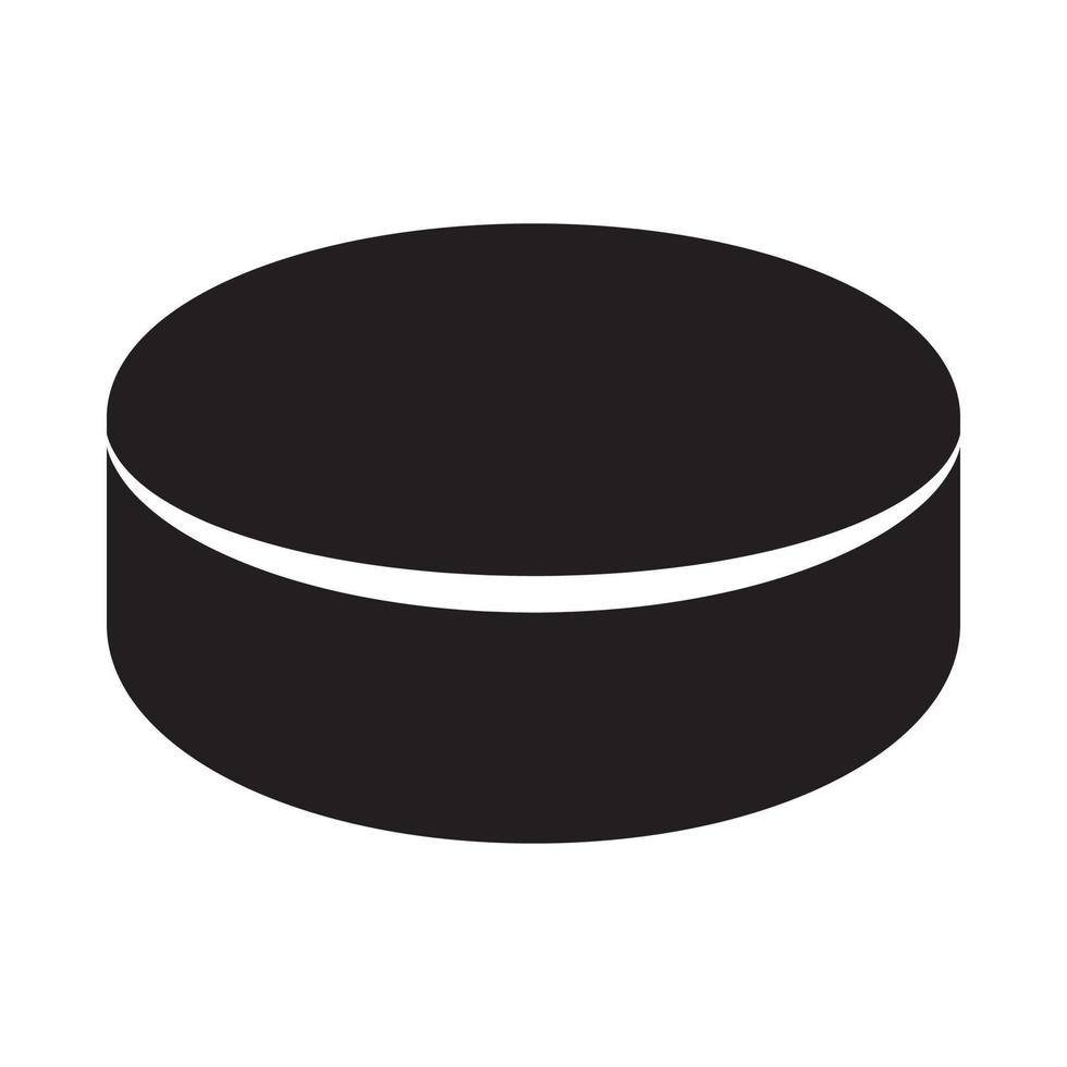 rondelle de hockey de sports d'hiver rétro vintage. peut être utilisé comme emblème, logo, badge, étiquette. marque, affiche ou impression. art graphique monochrome. illustration vectorielle. gravure vecteur