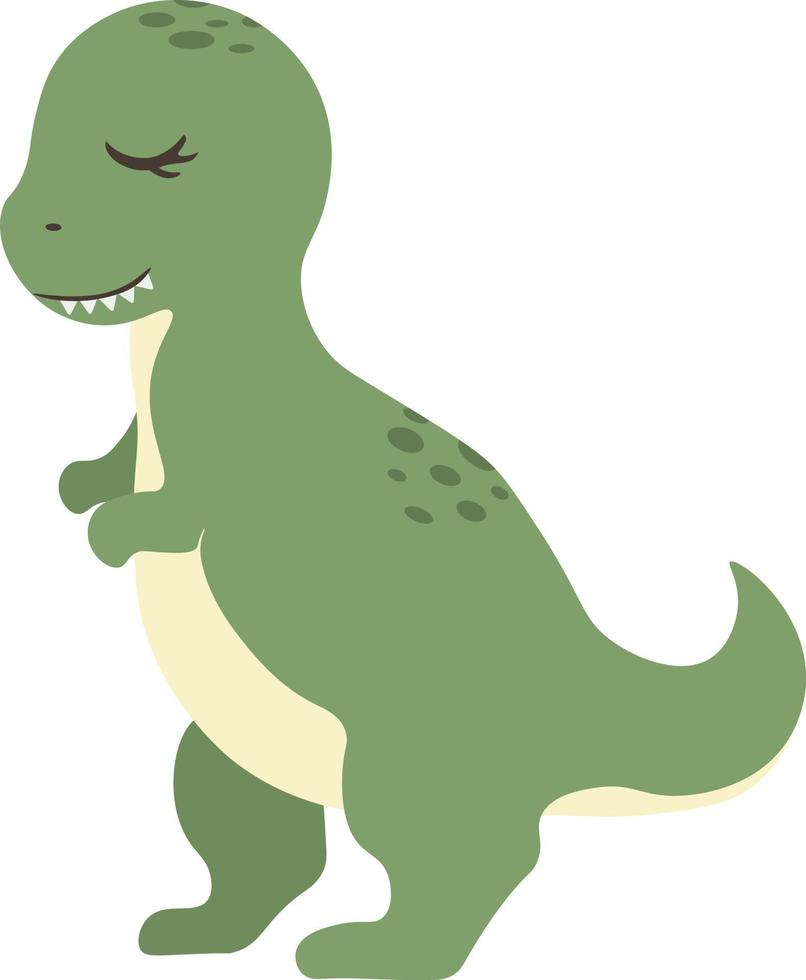 dinosaure avec un enfant isolé illustration vectorielle sur fond blanc vecteur