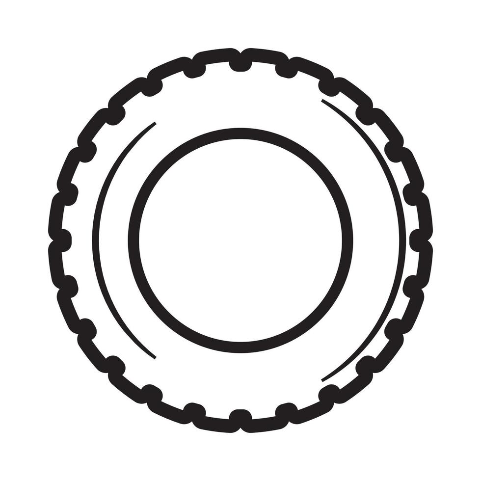 pneu de réparation de voiture mécanique rétro vintage. peut être utilisé comme emblème, logo, badge, étiquette. marque, affiche ou impression. art graphique monochrome. illustration vectorielle. gravure vecteur