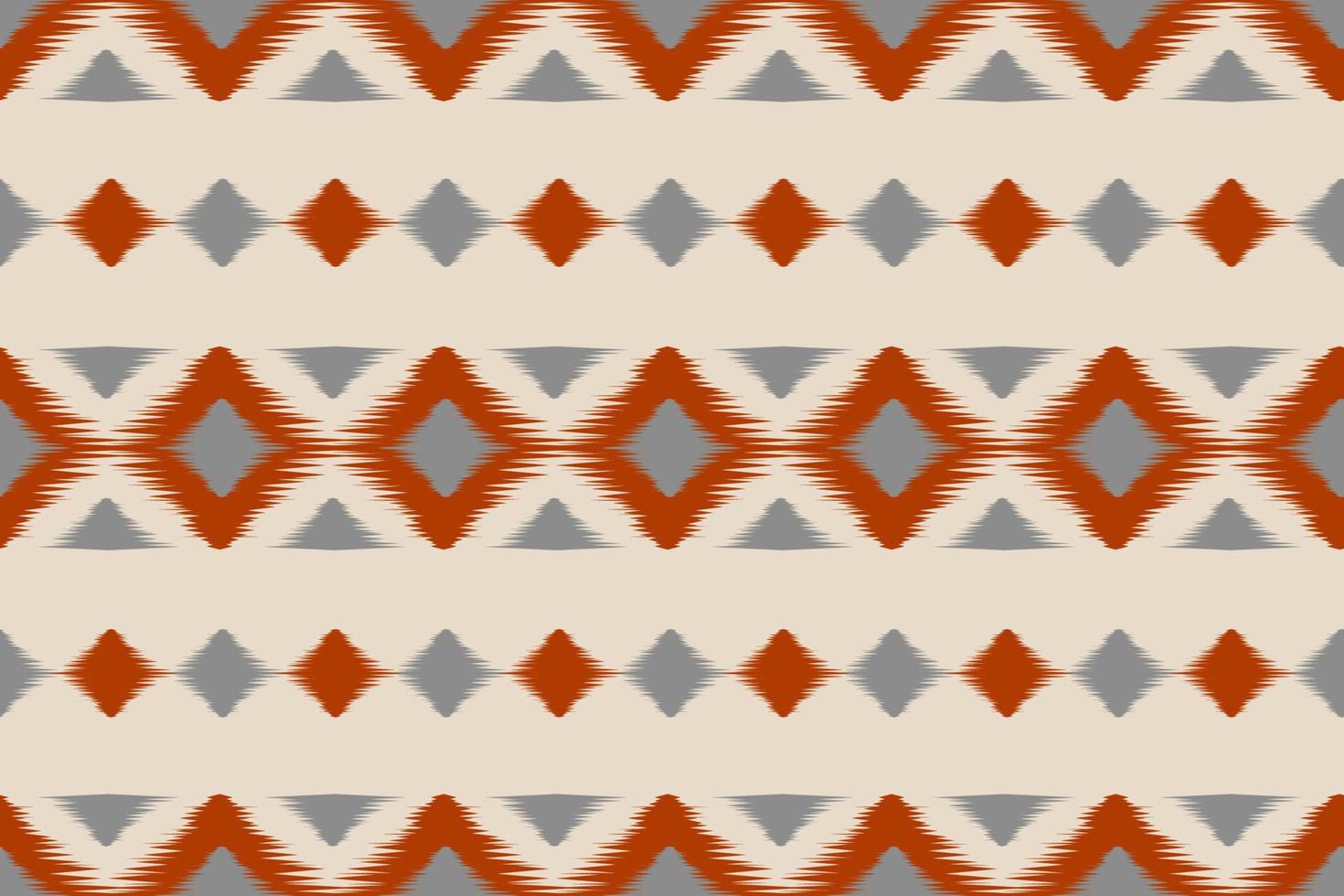 modèle sans couture ikat ethnique en tribal. impression d'ornement ethnique géométrique aztèque. style de motif ikat. vecteur