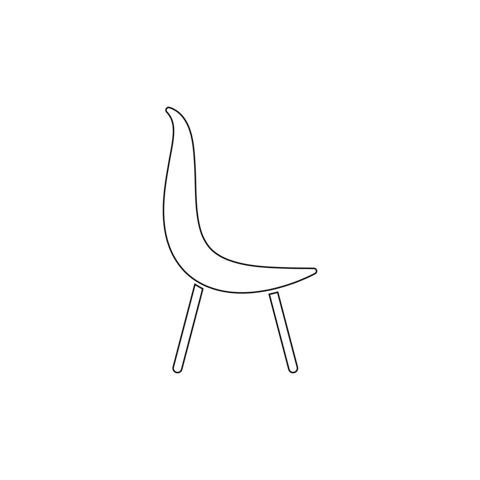 chaise icône illustration vecteur