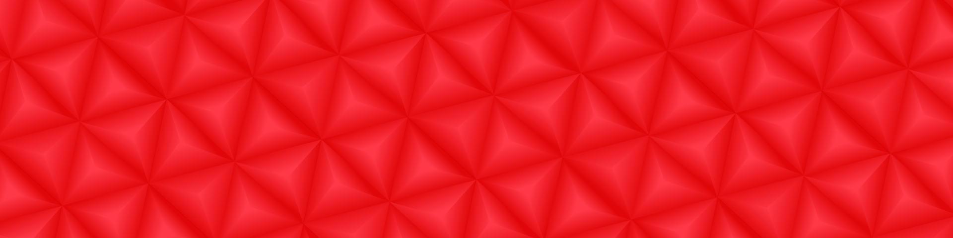 conception de bannière illustration vectorielle fond de triangle rouge vecteur