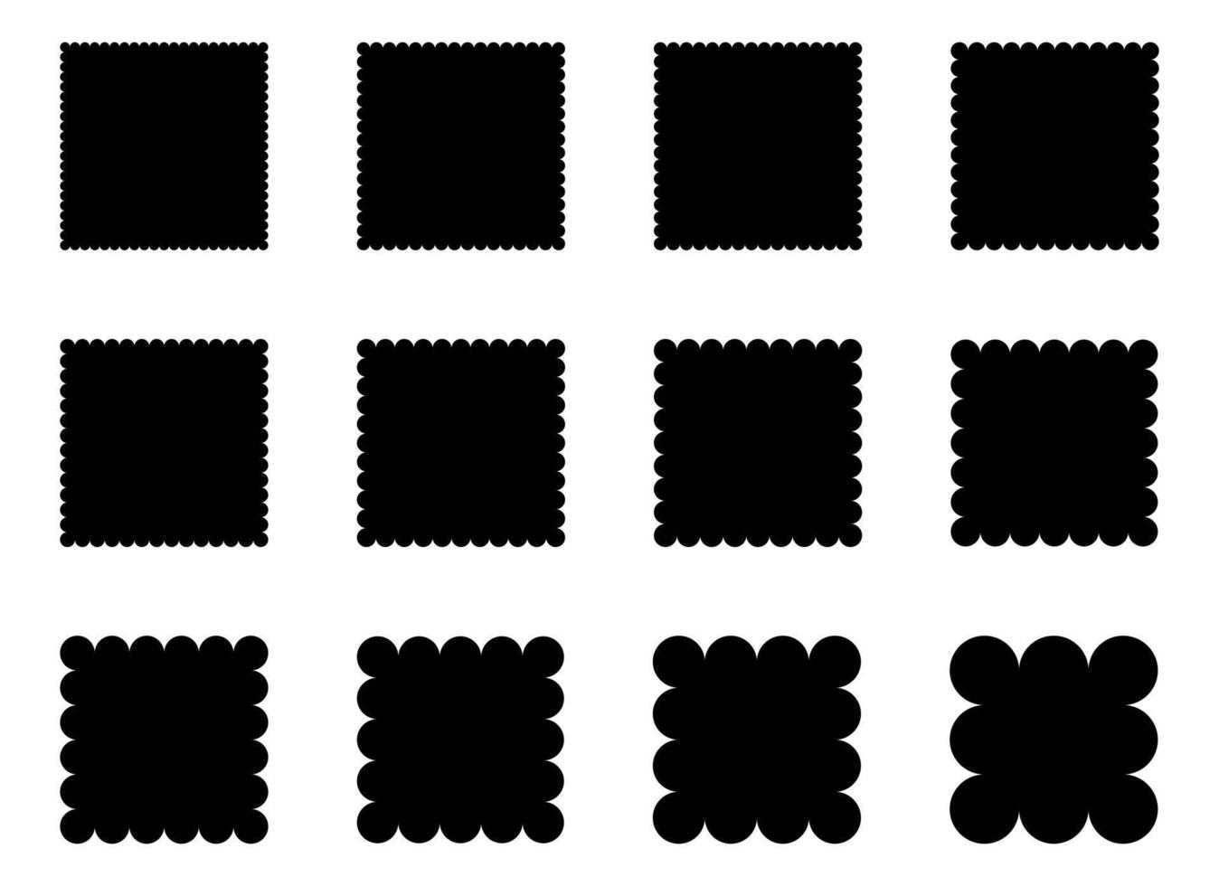 illustration de conception de vecteur de bannière simple noir isolé sur fond blanc