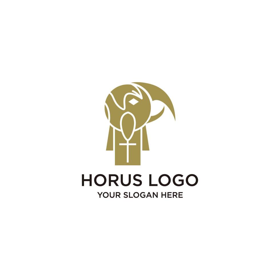 image vectorielle d'horus logo icône vecteur