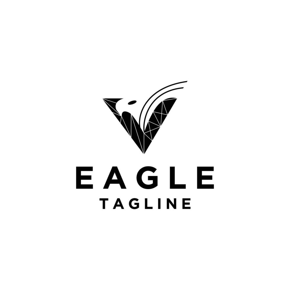 modèle d'icône de conception de logo aigle vecteur