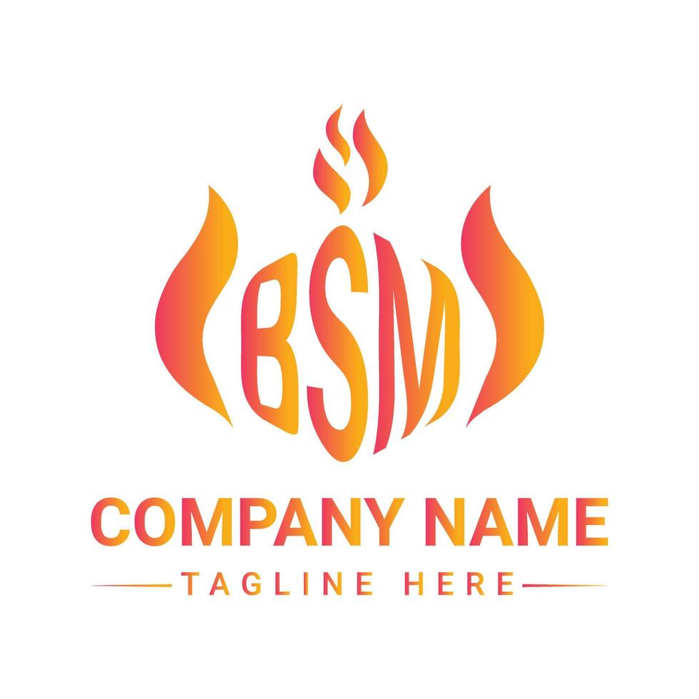 monogramme de conception de logo polygone bsm, logo vectoriel polygone bsm, bsm avec forme de polygone, modèle bsm avec couleur assortie, logo polygone bsm simple, élégant, logo luxueux bsm, vecteur bsm pro,