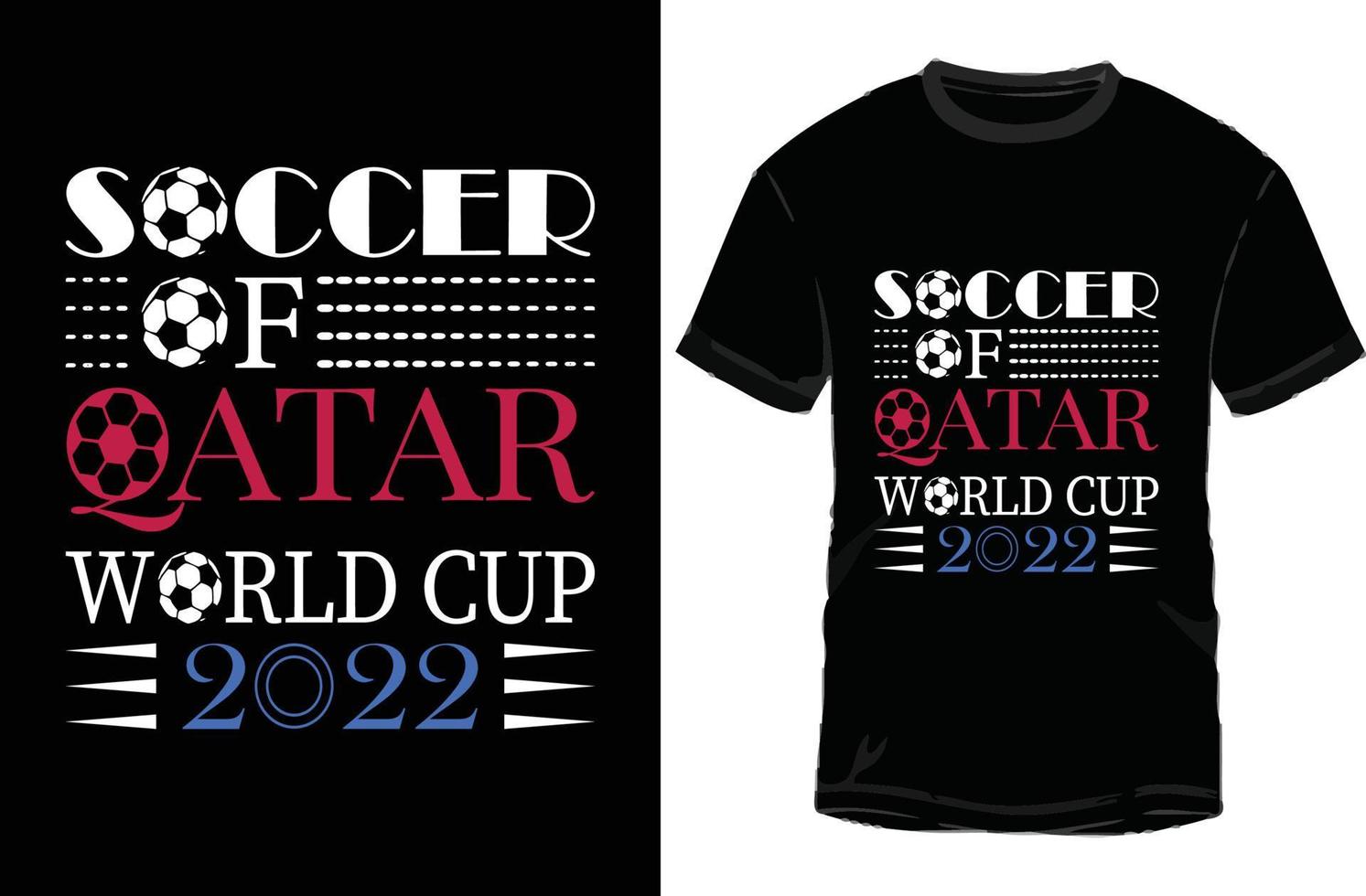 conception de t-shirt coupe du monde de football 2022 vecteur