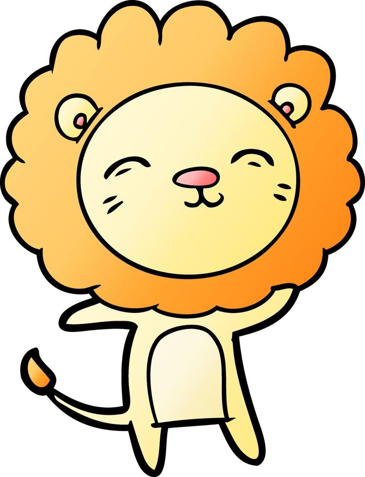 personnage de dessin animé lion vecteur