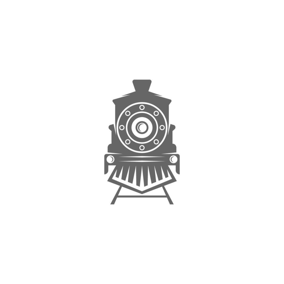 illustration de conception d'icône de logo de locomotive vecteur