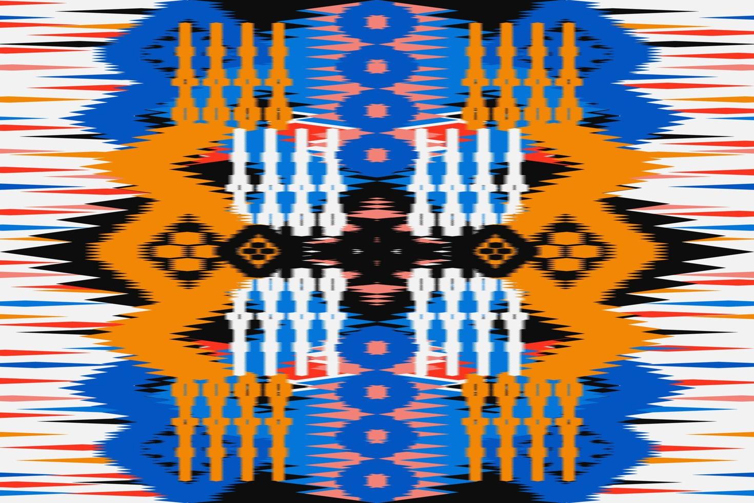 motif de fond géométrique abstrait, motif de chemisier, motif de tapis, style rétro asiatique. vecteur