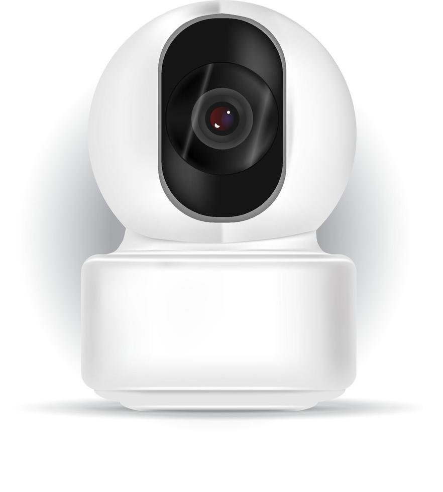 système de caméra de sécurité pour bureau à domicile cctv vecteur