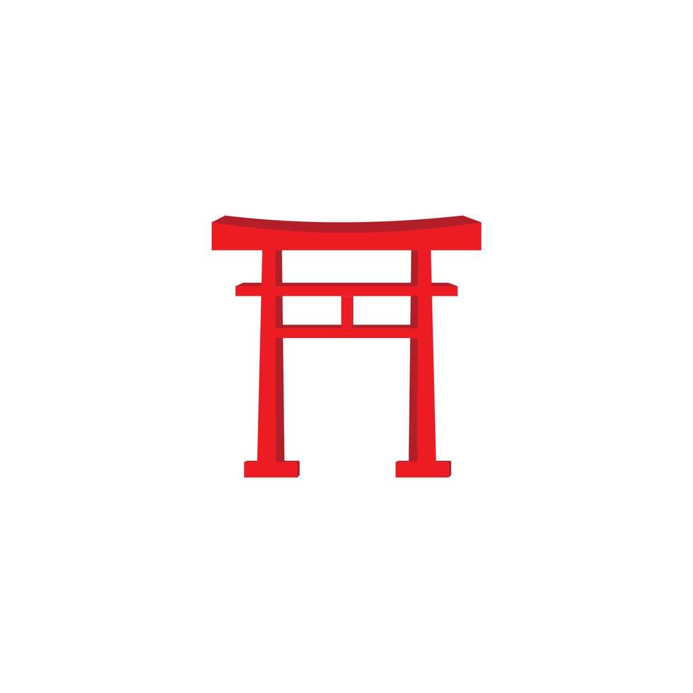 icône de la porte torii vecteur