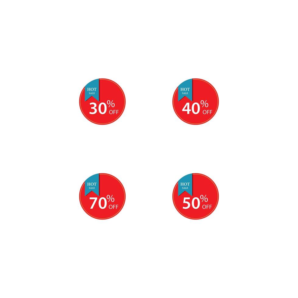 un ensemble d & # 39; icônes de vente chaude vecteur