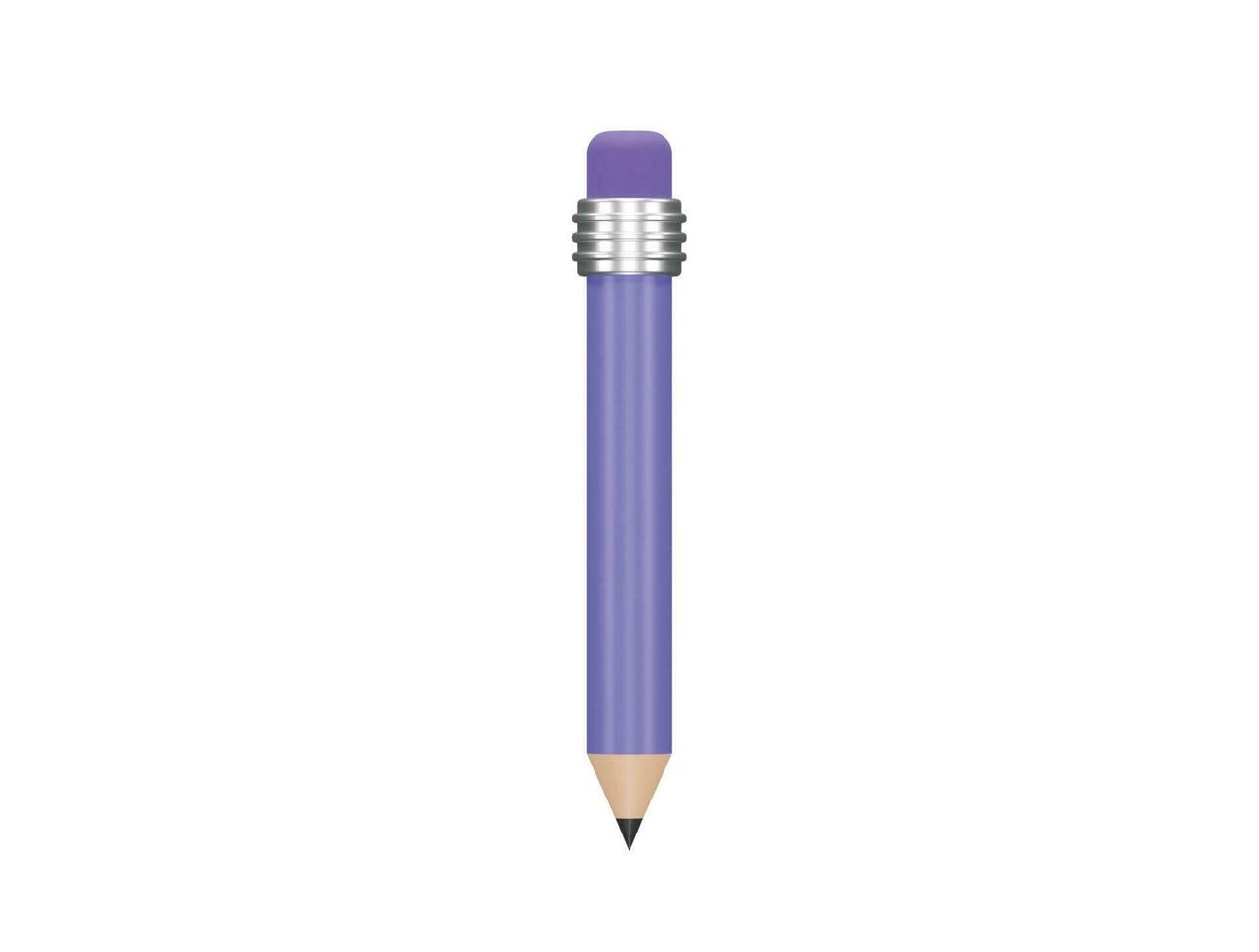 icône de crayon élément réaliste 3d vecteur