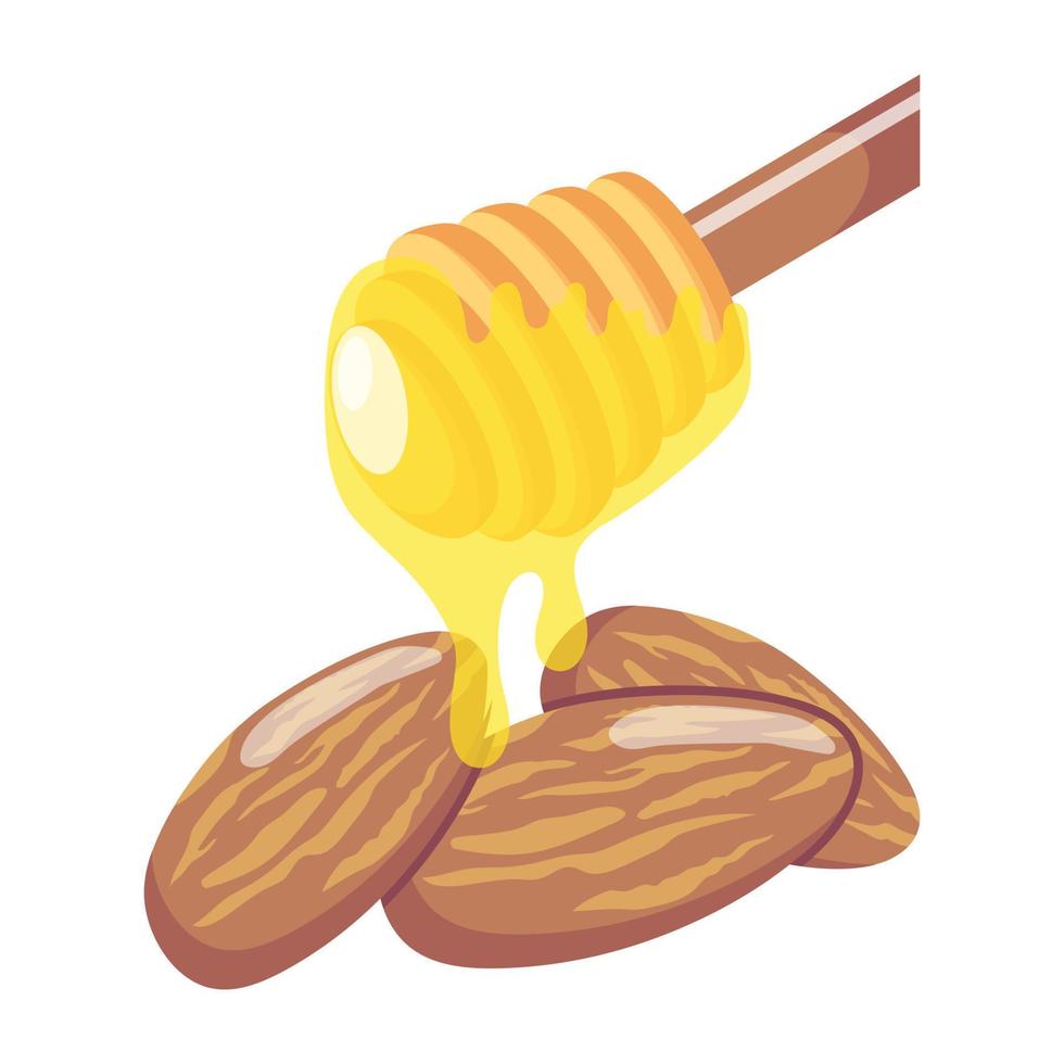 une icône plate modifiable de peigne d'abeille vecteur
