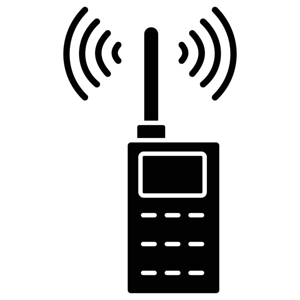 talkie-walkie qui peut facilement modifier ou éditer vecteur