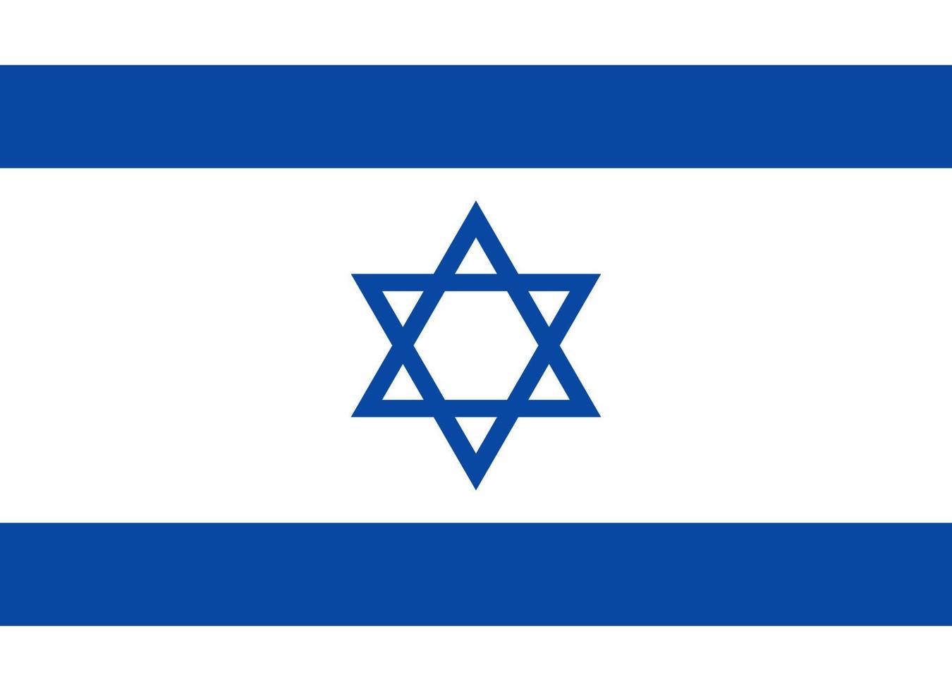 drapeau d'Israël. symbole du jour de l'indépendance, match de football souvenir, langue des boutons, icône. vecteur