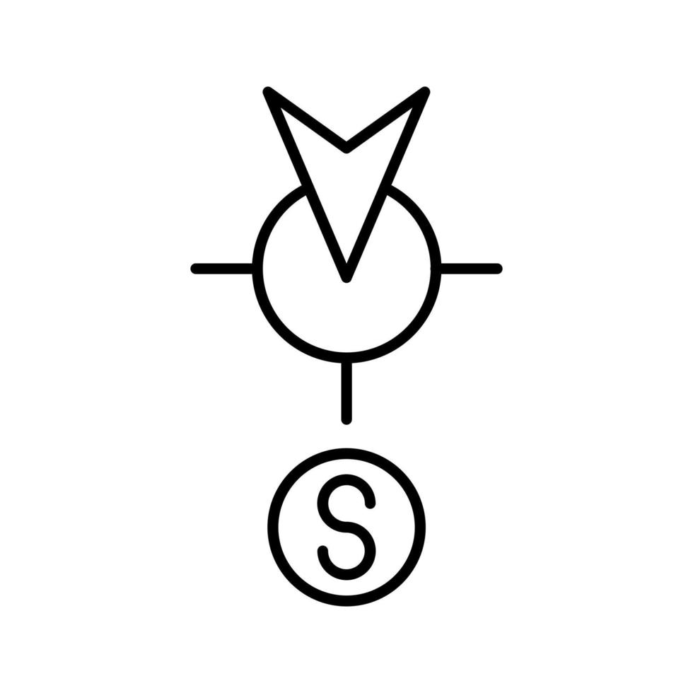 icône de vecteur sud