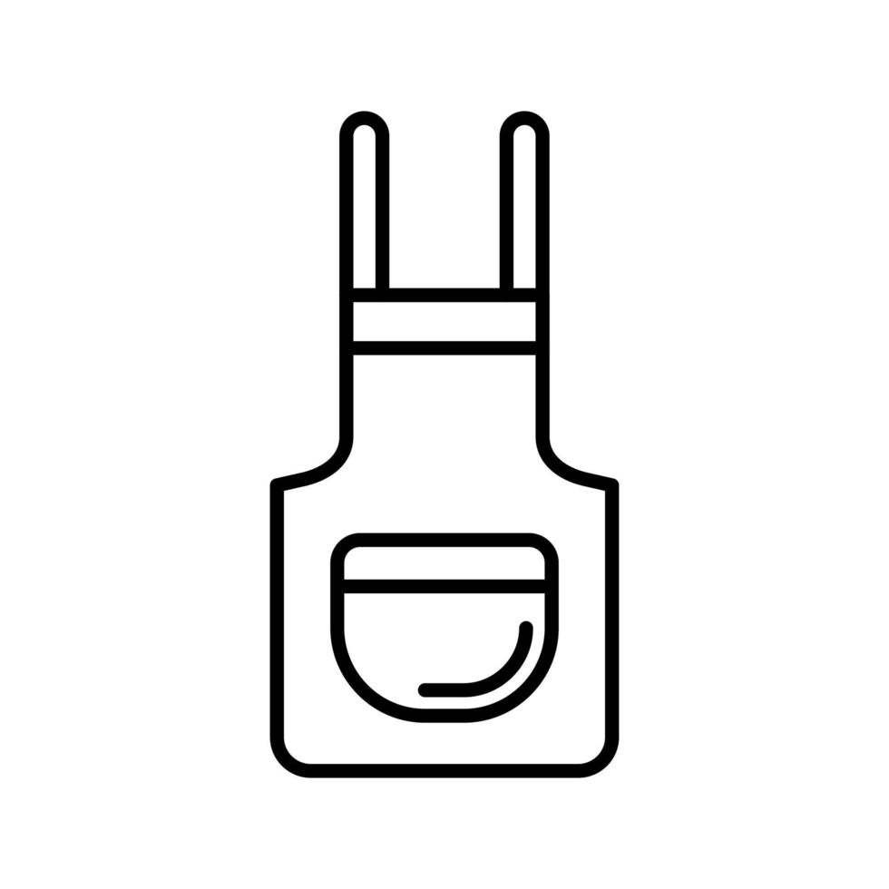icône de vecteur de tablier