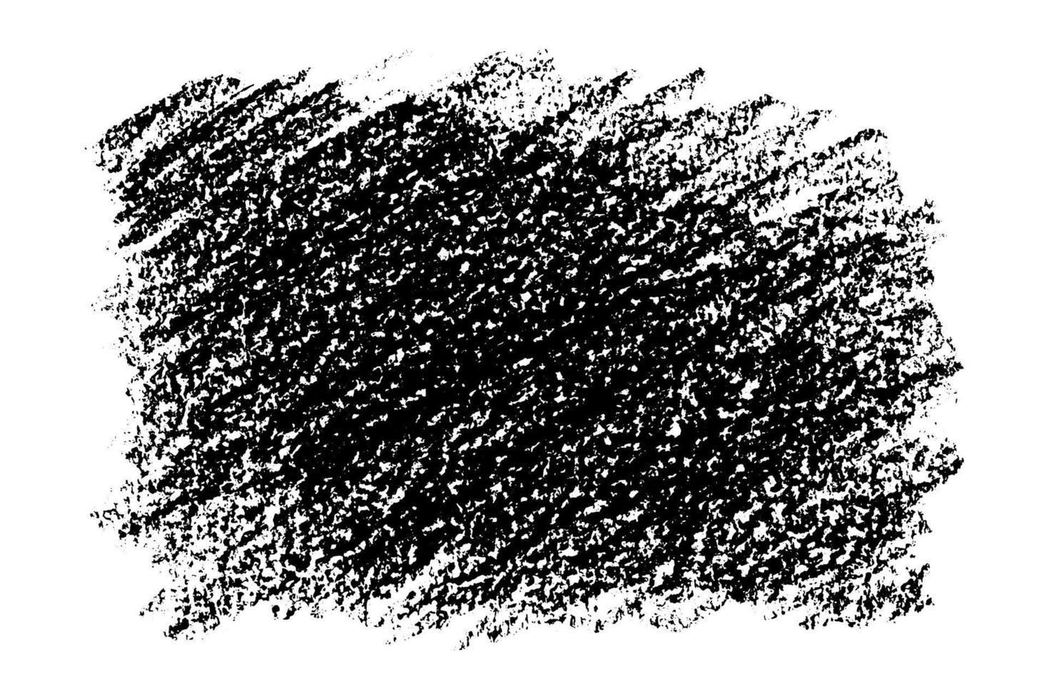 fond grunge de texture noire dessiné avec du charbon de bois. inverse des gribouillis de craie isolés sur fond blanc. illustration vectorielle. vecteur