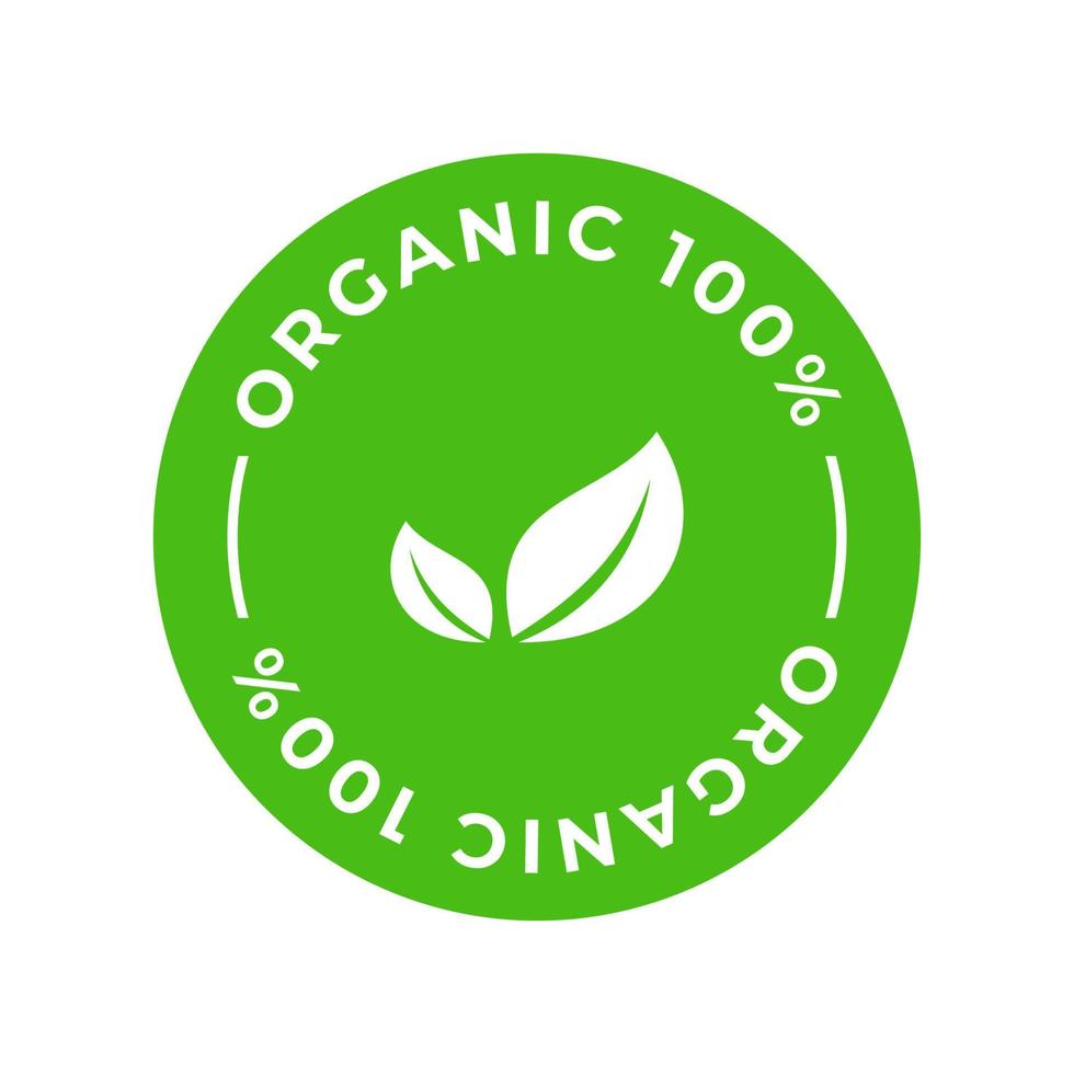 autocollant d'étiquette de produit alimentaire végétalien ou biologique pour l'étiquetage alimentaire ou cosmétique vecteur