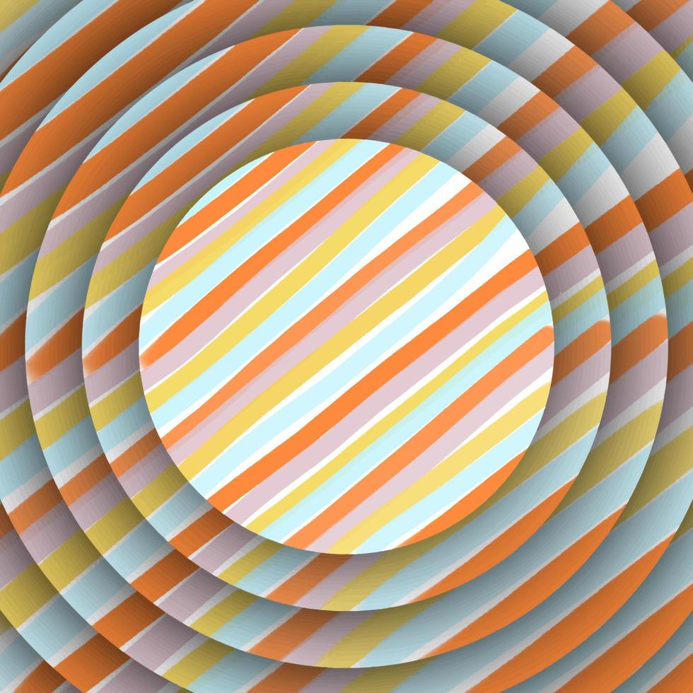 déplacement des lignes colorées de fond abstrait vecteur