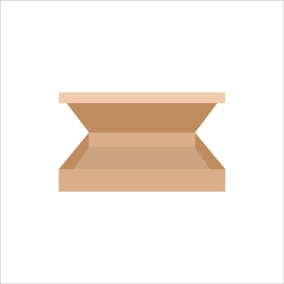 icône de boîte à pizza, vecteur et illustration.
