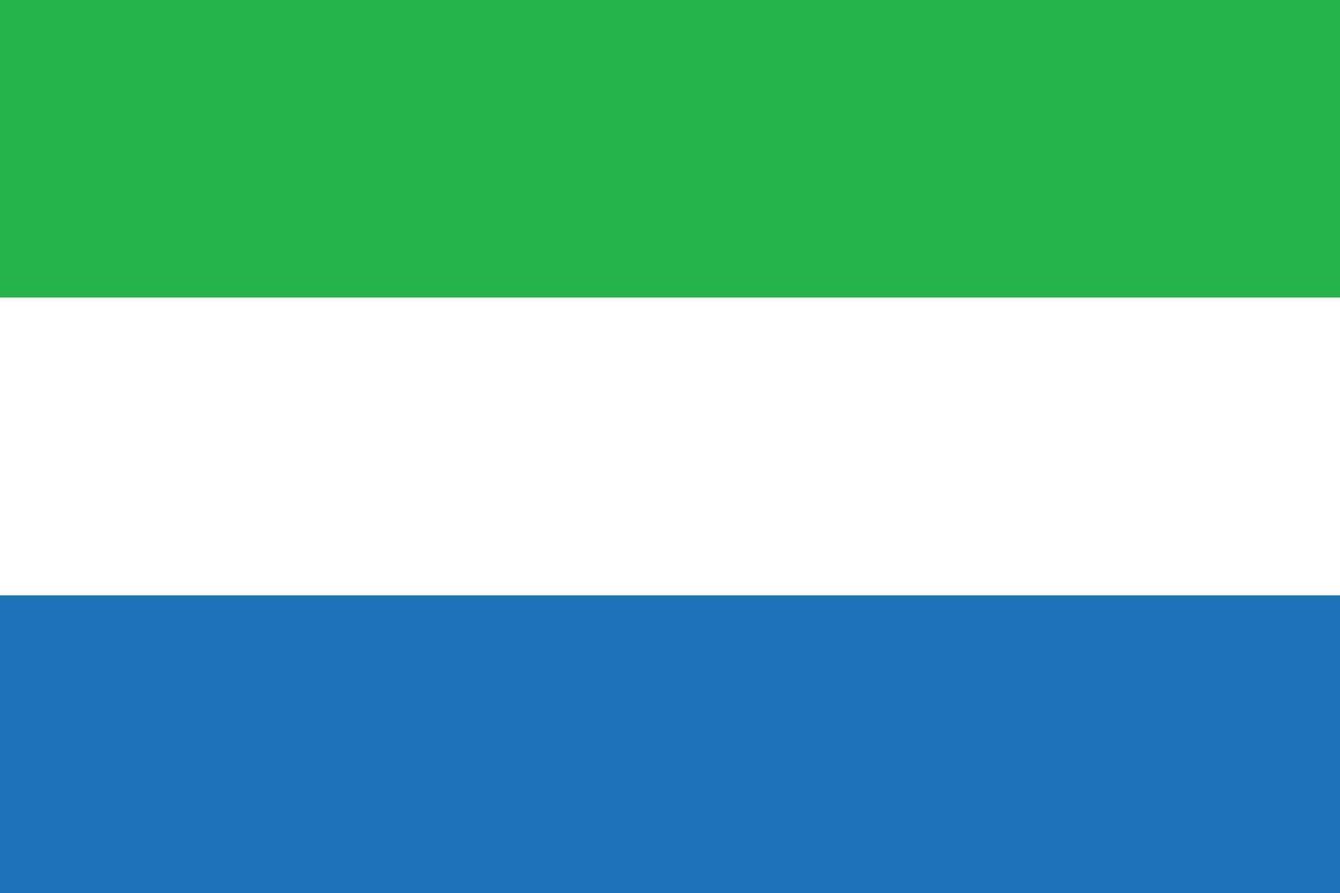 drapeau sierra leone vecteur