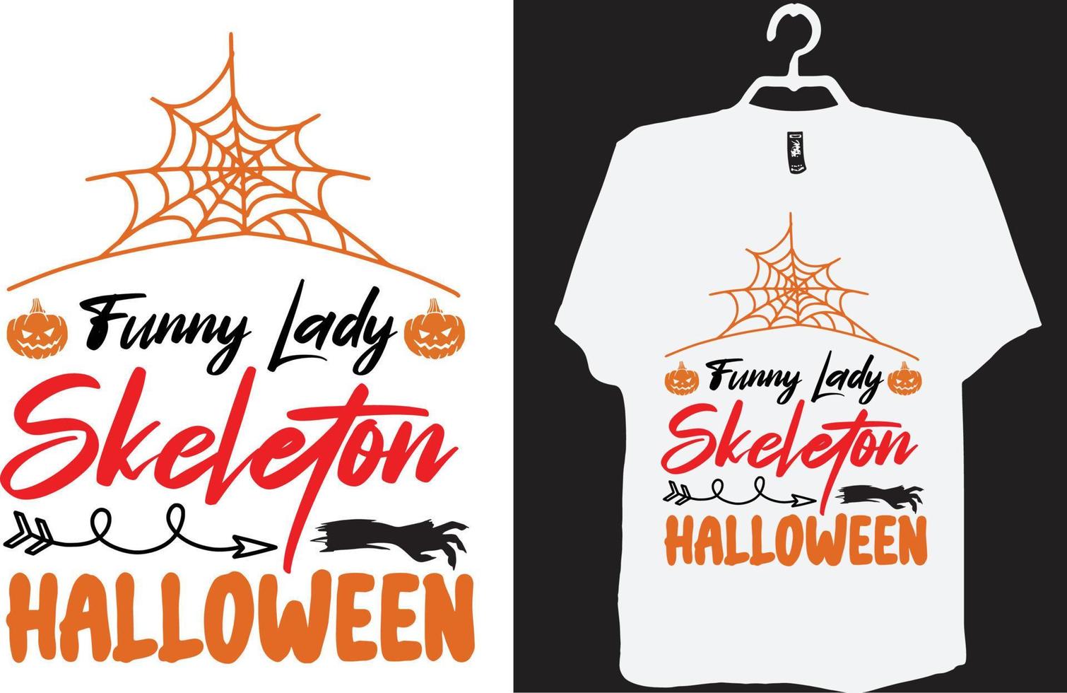 conception de t-shirt d'halloween vecteur