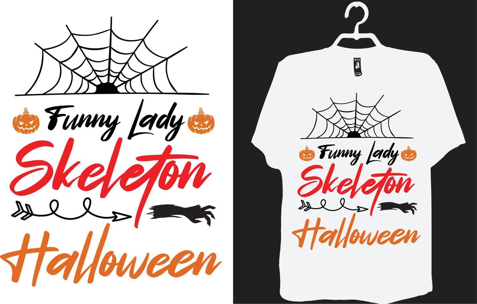 conception de t-shirt d'halloween vecteur