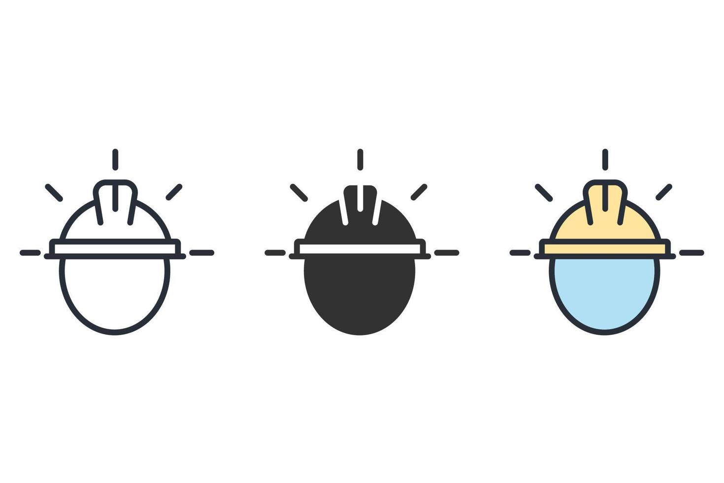 casque icônes symbole vecteur éléments pour infographie web