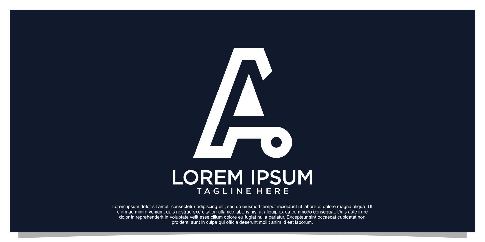 lettre a logo design vecteur premium partie 1