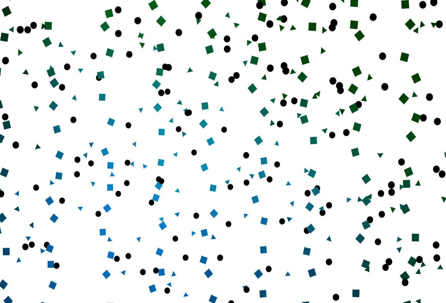 disposition vectorielle bleu clair et vert avec des cercles, des lignes, des rectangles. vecteur